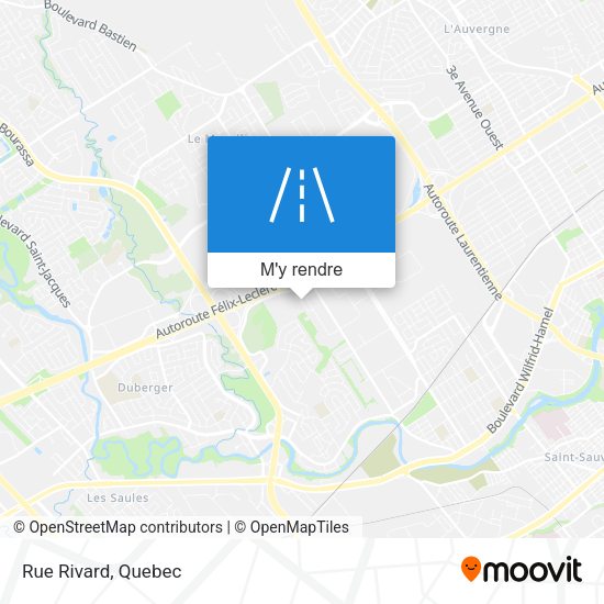 Rue Rivard plan