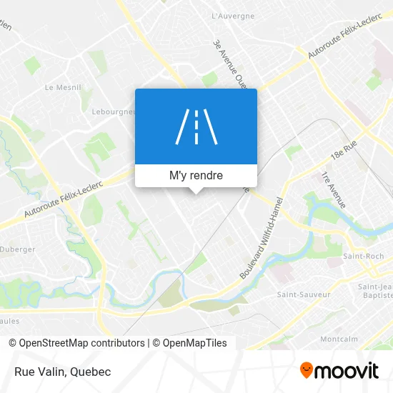 Rue Valin plan