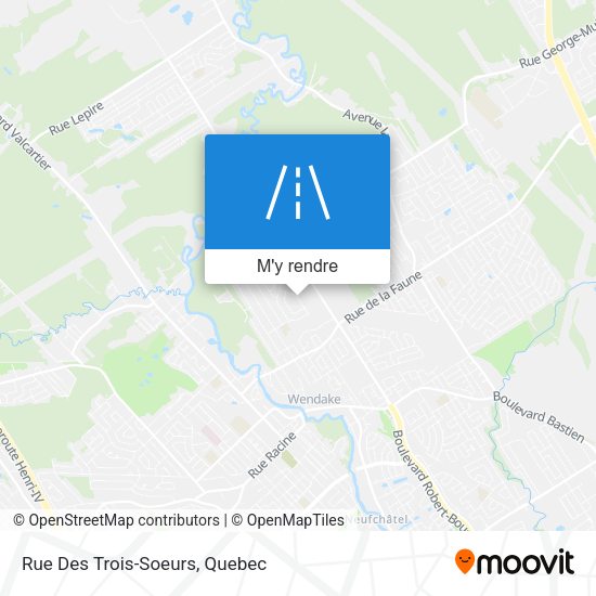 Rue Des Trois-Soeurs plan