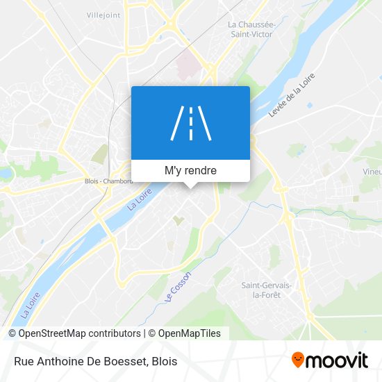 Rue Anthoine De Boesset plan