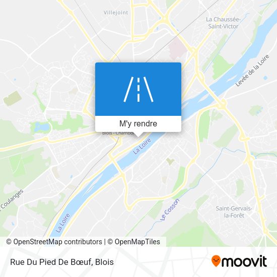 Rue Du Pied De Bœuf plan