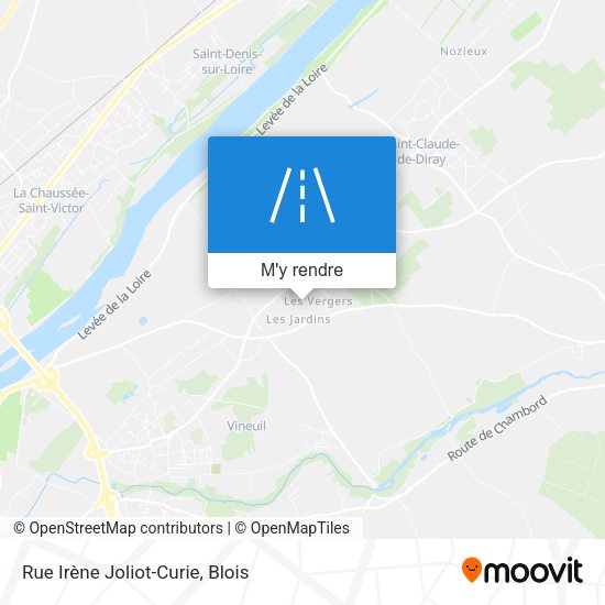 Rue Irène Joliot-Curie plan