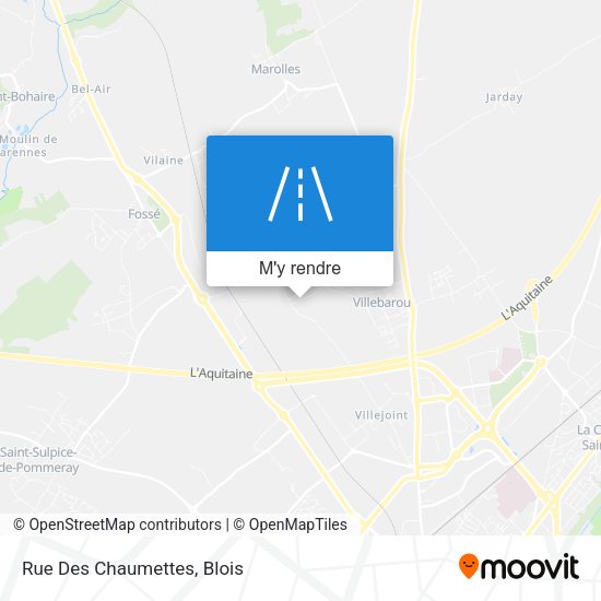Rue Des Chaumettes plan