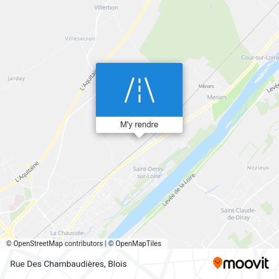 Rue Des Chambaudières plan
