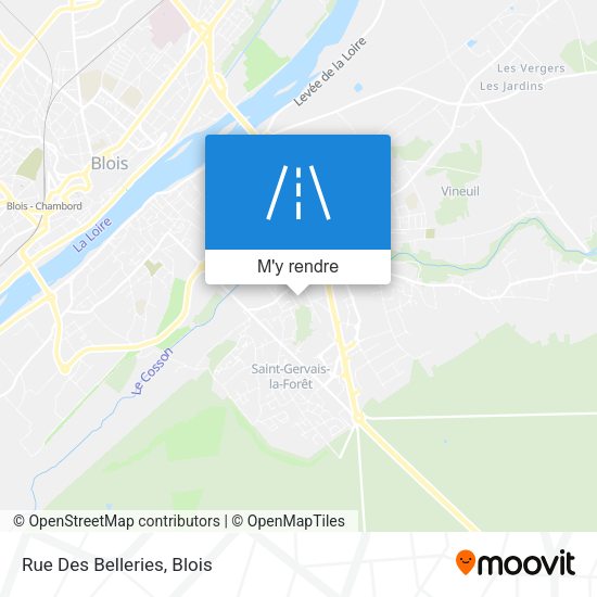 Rue Des Belleries plan
