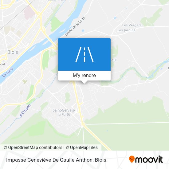 Impasse Geneviève De Gaulle Anthon plan