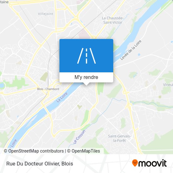 Rue Du Docteur Olivier plan