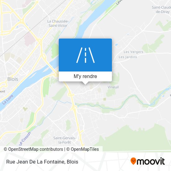 Rue Jean De La Fontaine plan