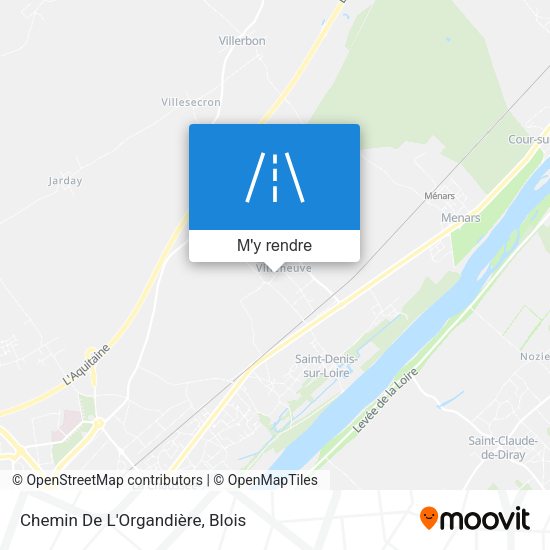 Chemin De L'Organdière plan