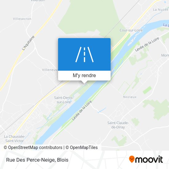 Rue Des Perce-Neige plan