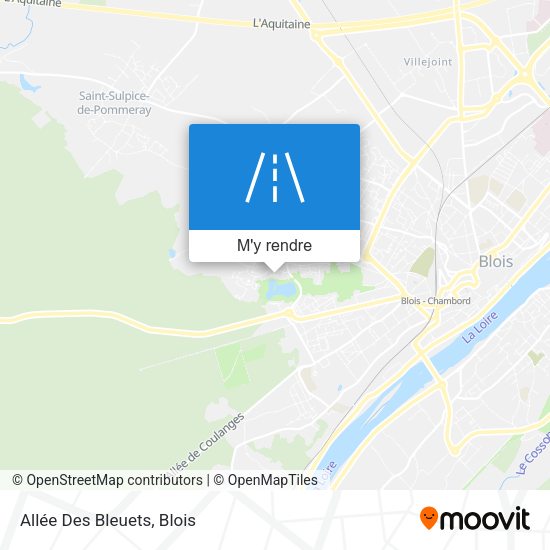 Allée Des Bleuets plan