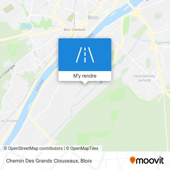 Chemin Des Grands Clouseaux plan