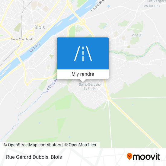 Rue Gérard Dubois plan