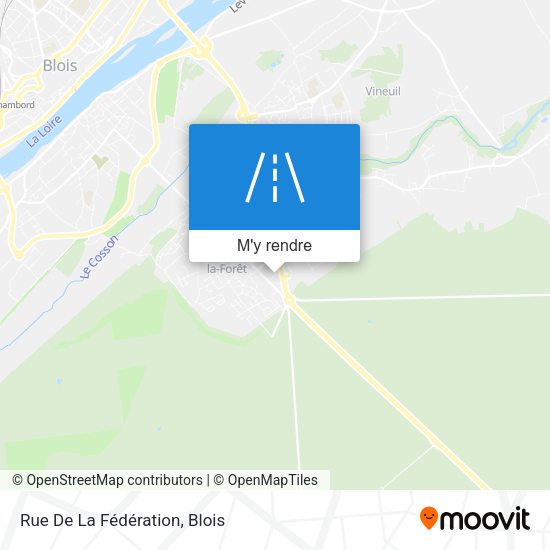 Rue De La Fédération plan