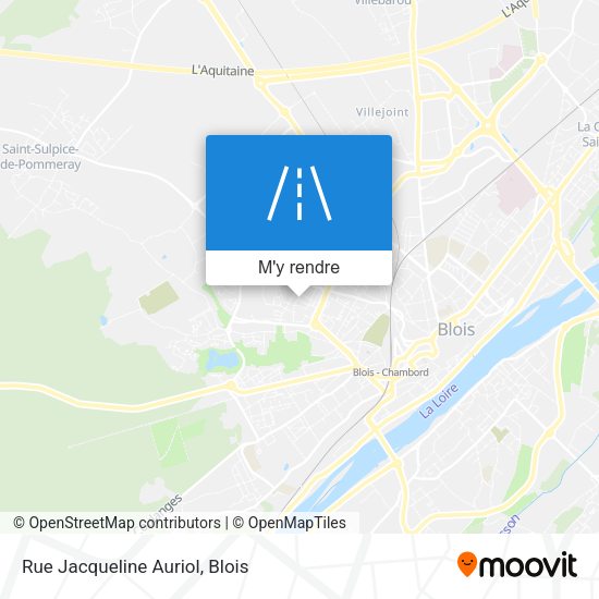 Rue Jacqueline Auriol plan