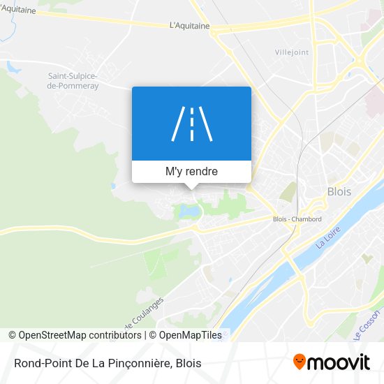 Rond-Point De La Pinçonnière plan