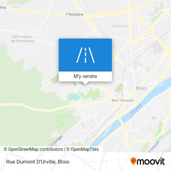 Rue Dumont D'Urville plan
