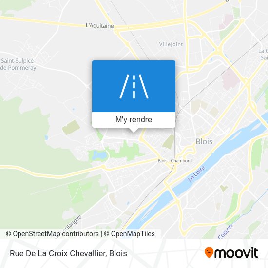 Rue De La Croix Chevallier plan