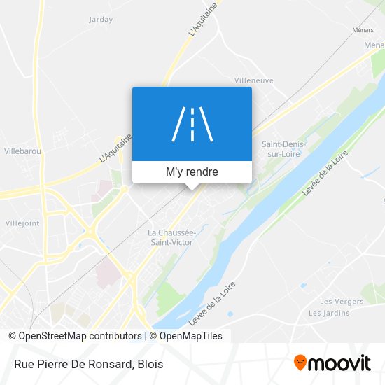 Rue Pierre De Ronsard plan
