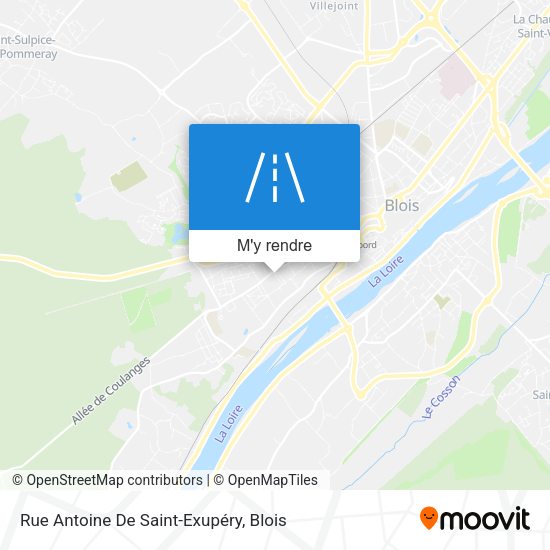 Rue Antoine De Saint-Exupéry plan