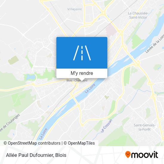 Allée Paul Dufournier plan