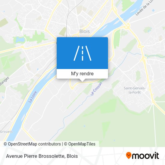 Avenue Pierre Brossolette plan