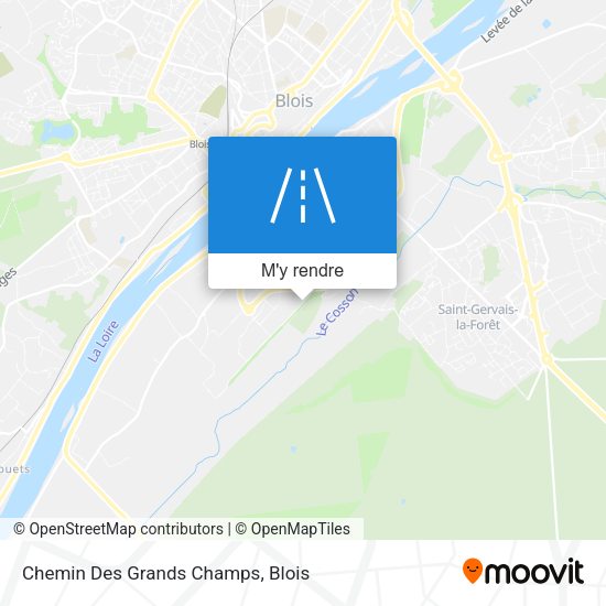 Chemin Des Grands Champs plan