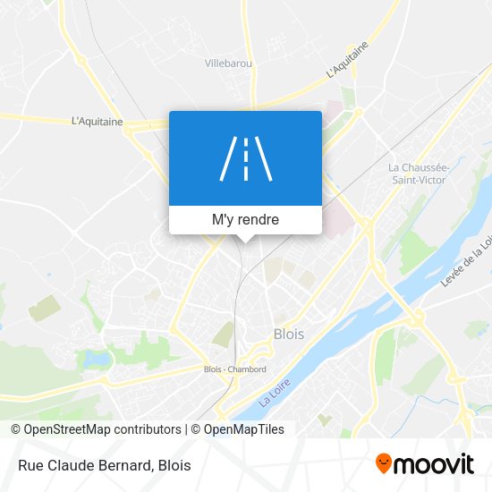 Rue Claude Bernard plan