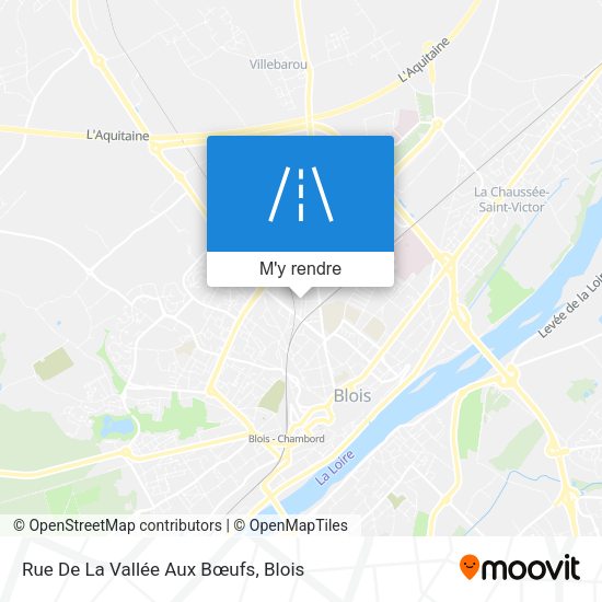 Rue De La Vallée Aux Bœufs plan