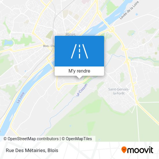 Rue Des Métairies plan