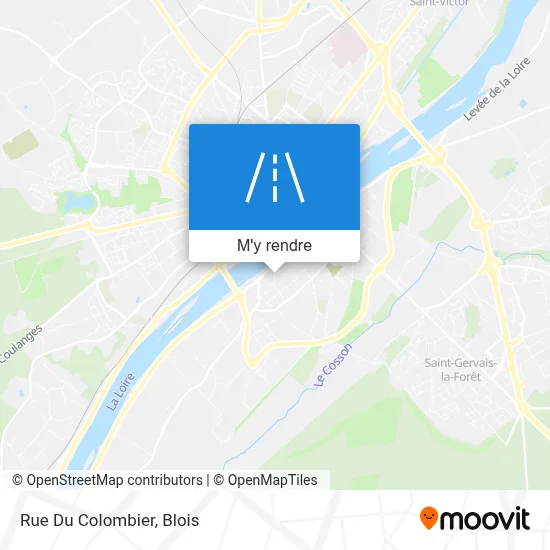 Rue Du Colombier plan