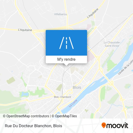 Rue Du Docteur Blanchon plan