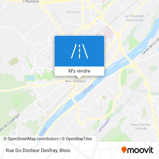 Rue Du Docteur Desfray plan