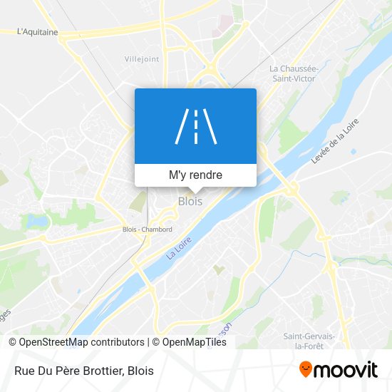 Rue Du Père Brottier plan