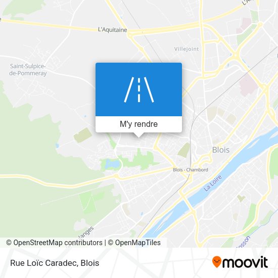 Rue Loïc Caradec plan