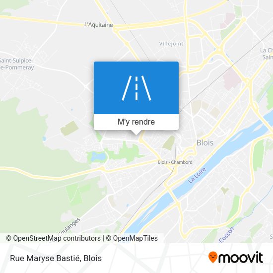 Rue Maryse Bastié plan