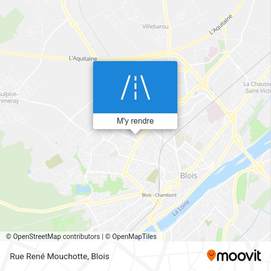 Rue René Mouchotte plan
