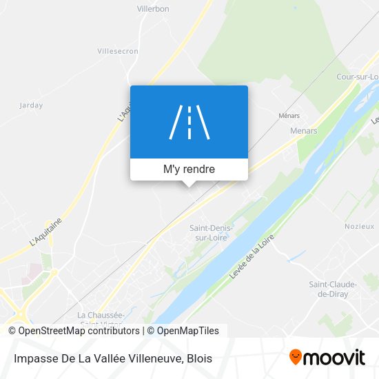 Impasse De La Vallée Villeneuve plan