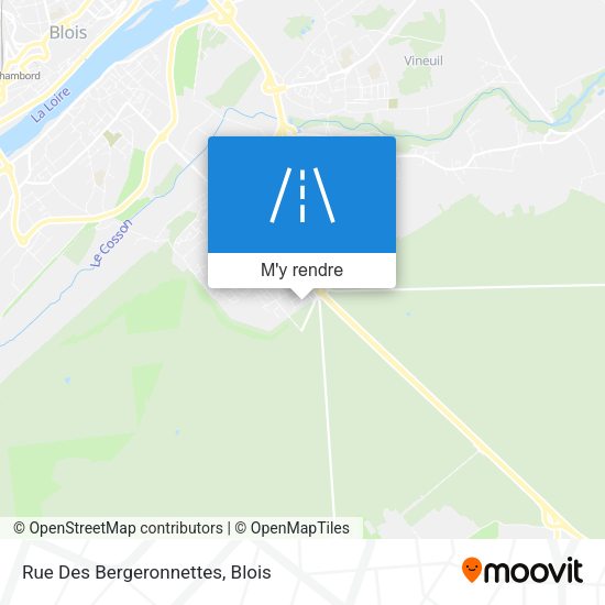 Rue Des Bergeronnettes plan