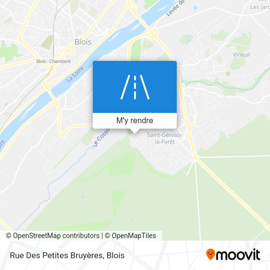 Rue Des Petites Bruyères plan