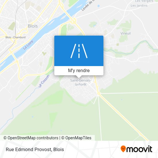 Rue Edmond Provost plan