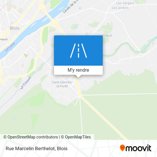 Rue Marcelin Berthelot plan