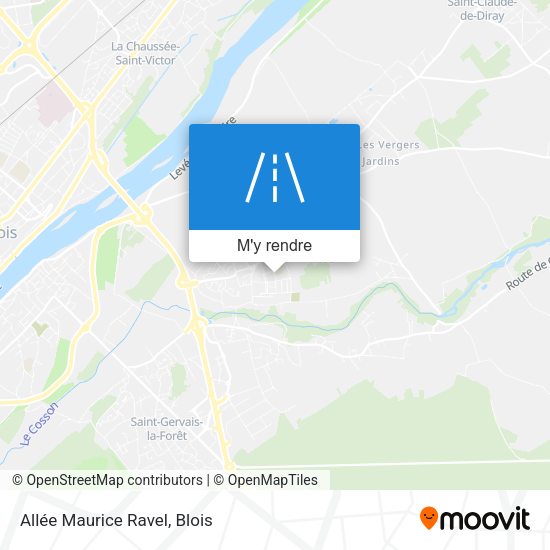 Allée Maurice Ravel plan