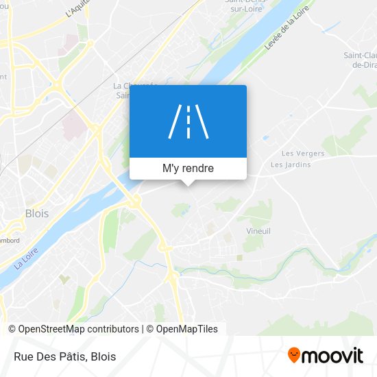 Rue Des Pâtis plan
