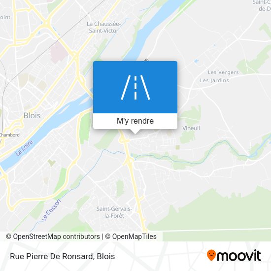 Rue Pierre De Ronsard plan