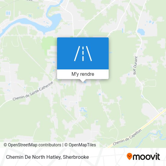 Chemin De North Hatley plan