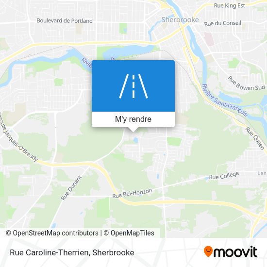 Rue Caroline-Therrien plan