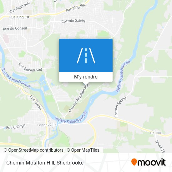 Chemin Moulton Hill plan