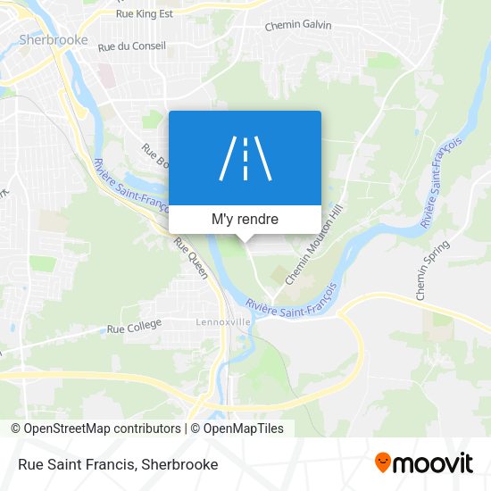 Rue Saint Francis plan
