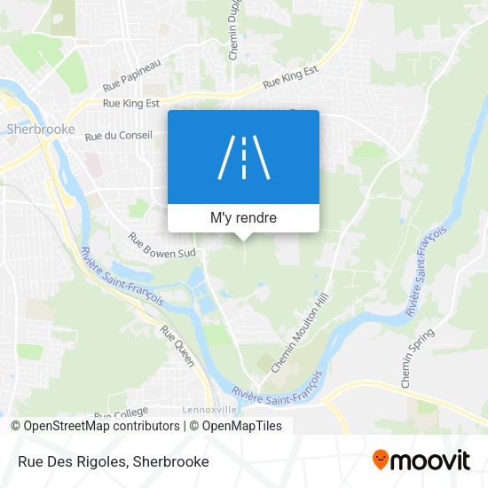 Rue Des Rigoles plan
